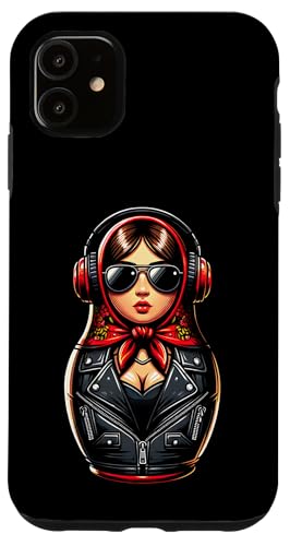 Russian Matroschka Musik Russland Russische Matrjoschka Hülle für iPhone 11 Russian Matroschka Musik Russland Russische Matrjoschka Hülle für iPhone 11 von Russen Kostüm Russisch Matryoshka Party Designs