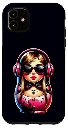 Russian Matroschka Musik Russland Russische Matrjoschka Hülle für iPhone 11 Russian Matroschka Musik Russland Russische Matrjoschka Hülle für iPhone 11 von Russen Kostüm Russisch Matryoshka Party Designs
