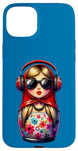 Russian Matroschka Musik Russland Russische Matrjoschka Hülle für iPhone 15 Plus Russian Matroschka Musik Russland Russische Matrjoschka Hülle für iPhone 15 Plus von Russen Kostüm Russisch Matryoshka Party Designs