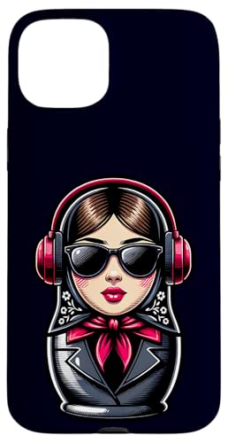 Russian Matroschka Musik Russland Russische Matrjoschka Hülle für iPhone 15 Plus Russian Matroschka Musik Russland Russische Matrjoschka Hülle für iPhone 15 Plus von Russen Kostüm Russisch Matryoshka Party Designs