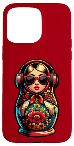 Russian Matroschka Musik Russland Russische Matrjoschka Hülle für iPhone 15 Pro Max Russian Matroschka Musik Russland Russische Matrjoschka Hülle für iPhone 15 Pro Max von Russen Kostüm Russisch Matryoshka Party Designs