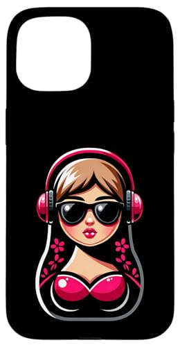 Russian Matroschka Musik Russland Russische Matrjoschka Hülle für iPhone 15 Russian Matroschka Musik Russland Russische Matrjoschka Hülle für iPhone 15 von Russen Kostüm Russisch Matryoshka Party Designs