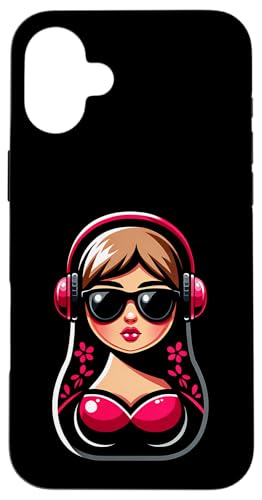 Russian Matroschka Musik Russland Russische Matrjoschka Hülle für iPhone 16 Plus Russian Matroschka Musik Russland Russische Matrjoschka Hülle für iPhone 16 Plus von Russen Kostüm Russisch Matryoshka Party Designs