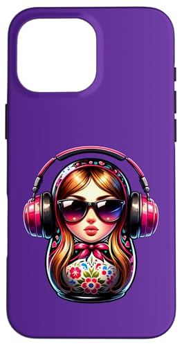 Russian Matroschka Musik Russland Russische Matrjoschka Hülle für iPhone 16 Pro Max Russian Matroschka Musik Russland Russische Matrjoschka Hülle für iPhone 16 Pro Max von Russen Kostüm Russisch Matryoshka Party Designs