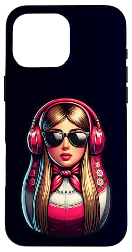 Russian Matroschka Musik Russland Russische Matrjoschka Hülle für iPhone 16 Pro Max Russian Matroschka Musik Russland Russische Matrjoschka Hülle für iPhone 16 Pro Max von Russen Kostüm Russisch Matryoshka Party Designs