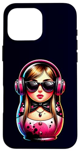 Russian Matroschka Musik Russland Russische Matrjoschka Hülle für iPhone 16 Pro Max Russian Matroschka Musik Russland Russische Matrjoschka Hülle für iPhone 16 Pro Max von Russen Kostüm Russisch Matryoshka Party Designs