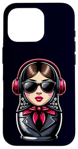 Russian Matroschka Musik Russland Russische Matrjoschka Hülle für iPhone 16 Pro Russian Matroschka Musik Russland Russische Matrjoschka Hülle für iPhone 16 Pro von Russen Kostüm Russisch Matryoshka Party Designs