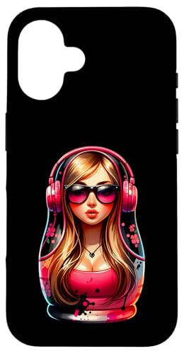 Russian Matroschka Musik Russland Russische Matrjoschka Hülle für iPhone 16 Russian Matroschka Musik Russland Russische Matrjoschka Hülle für iPhone 16 von Russen Kostüm Russisch Matryoshka Party Designs