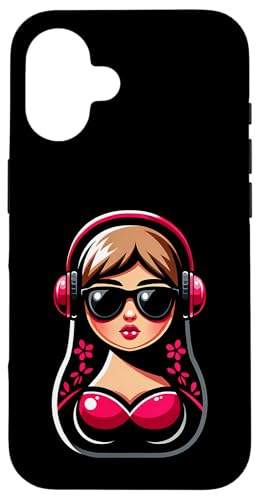Russian Matroschka Musik Russland Russische Matrjoschka Hülle für iPhone 16 Russian Matroschka Musik Russland Russische Matrjoschka Hülle für iPhone 16 von Russen Kostüm Russisch Matryoshka Party Designs
