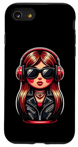 Russian Matroschka Musik Russland Russische Matrjoschka Hülle für iPhone SE (2020) / 7 / 8 von Russen Kostüm Russisch Matryoshka Party Designs