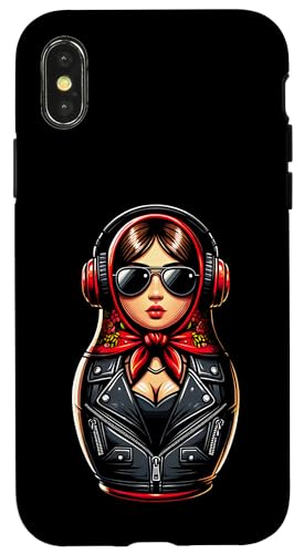 Russian Matroschka Musik Russland Russische Matrjoschka Hülle für iPhone X/XS von Russen Kostüm Russisch Matryoshka Party Designs