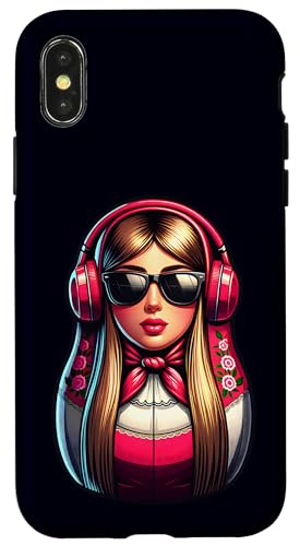 Russian Matroschka Musik Russland Russische Matrjoschka Hülle für iPhone X/XS Russian Matroschka Musik Russland Russische Matrjoschka Hülle für iPhone X/XS von Russen Kostüm Russisch Matryoshka Party Designs