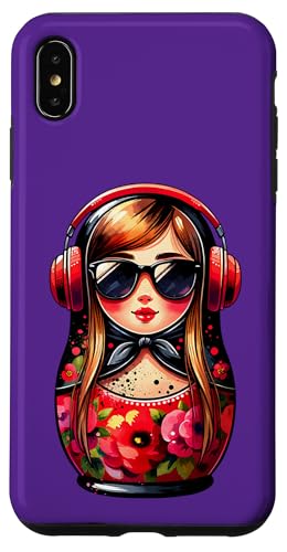 Russian Matroschka Musik Russland Russische Matrjoschka Hülle für iPhone XS Max Russian Matroschka Musik Russland Russische Matrjoschka Hülle für iPhone XS Max von Russen Kostüm Russisch Matryoshka Party Designs