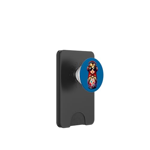 Russian Matroschka Musik Russland Russische Matrjoschka PopSockets PopWallet für MagSafe Russian Matroschka Musik Russland Russische Matrjoschka PopSockets PopWallet für MagSafe von Russen Kostüm Russisch Matryoshka Party Designs