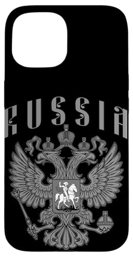 Hülle für iPhone 15 Russland Wappen Russischer Adler Orthodoxes Slawisches Symbol von Russia Coat of Arms Russian eagle Orthodox Slavic