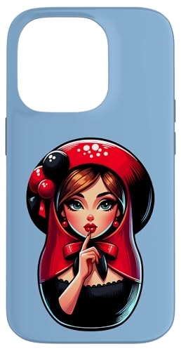 Matroschka auf russisch Matryoshka Doll Russian und Russen Hülle für iPhone 14 Pro von Russian Girl Matrjoschka Russland Russin Kostüm