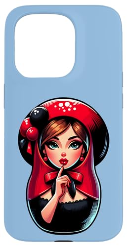 Matroschka auf russisch Matryoshka Doll Russian und Russen Hülle für iPhone 15 Pro Matroschka auf russisch Matryoshka Doll Russian und Russen Hülle für iPhone 15 Pro von Russian Girl Matrjoschka Russland Russin Kostüm