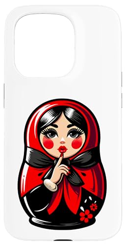 Matroschka auf russisch Matryoshka Doll Russian und Russen Hülle für iPhone 15 Pro Matroschka auf russisch Matryoshka Doll Russian und Russen Hülle für iPhone 15 Pro von Russian Girl Matrjoschka Russland Russin Kostüm