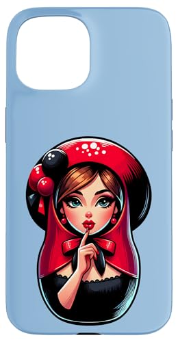 Matroschka auf russisch Matryoshka Doll Russian und Russen Hülle für iPhone 15 Matroschka auf russisch Matryoshka Doll Russian und Russen Hülle für iPhone 15 von Russian Girl Matrjoschka Russland Russin Kostüm