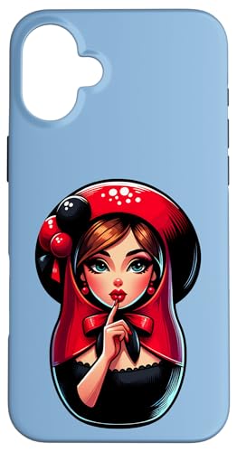 Matroschka auf russisch Matryoshka Doll Russian und Russen Hülle für iPhone 16 Plus Matroschka auf russisch Matryoshka Doll Russian und Russen Hülle für iPhone 16 Plus von Russian Girl Matrjoschka Russland Russin Kostüm