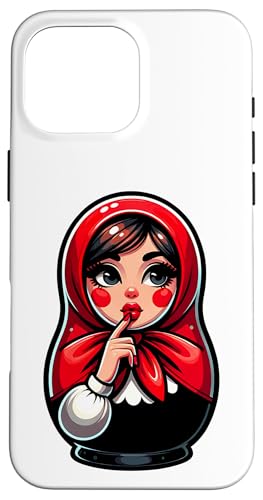 Matroschka auf russisch Matryoshka Doll Russian und Russen Hülle für iPhone 16 Pro Max Matroschka auf russisch Matryoshka Doll Russian und Russen Hülle für iPhone 16 Pro Max von Russian Girl Matrjoschka Russland Russin Kostüm