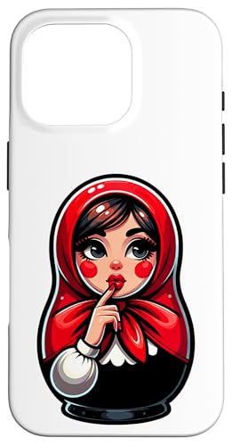 Matroschka auf russisch Matryoshka Doll Russian und Russen Hülle für iPhone 16 Pro Matroschka auf russisch Matryoshka Doll Russian und Russen Hülle für iPhone 16 Pro von Russian Girl Matrjoschka Russland Russin Kostüm