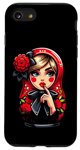 Matroschka auf russisch Matryoshka Doll Russian und Russen Hülle für iPhone SE (2020) / 7 / 8 von Russian Girl Matrjoschka Russland Russin Kostüm