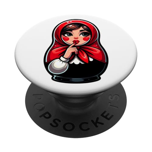 Matroschka auf russisch Matryoshka Doll Russian und Russen PopSockets Klebender PopGrip Matroschka auf russisch Matryoshka Doll Russian und Russen PopSockets Klebender PopGrip von Russian Girl Matrjoschka Russland Russin Kostüm
