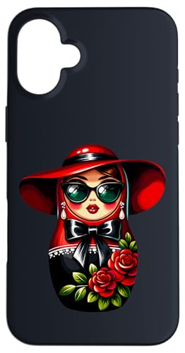 Russian Girl! Matrjoschka Russisch für Russen Matroschka Hülle für iPhone 16 Plus Russian Girl! Matrjoschka Russisch für Russen Matroschka Hülle für iPhone 16 Plus von Russische Sprache Matryoshka Russland Kostüm