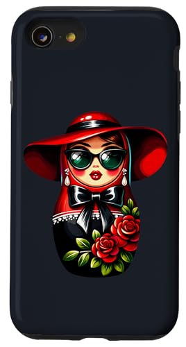 Russian Girl! Matrjoschka Russisch für Russen Matroschka Hülle für iPhone SE (2020) / 7 / 8 von Russische Sprache Matryoshka Russland Kostüm