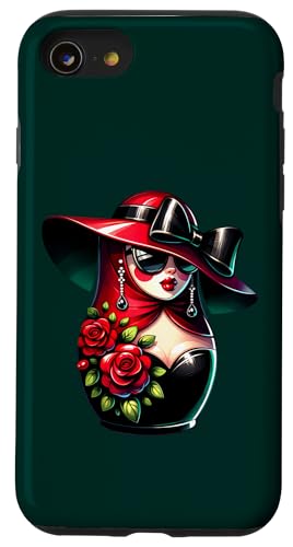 Russian Girl! Matrjoschka Russisch für Russen Matroschka Hülle für iPhone SE (2020) / 7 / 8 von Russische Sprache Matryoshka Russland Kostüm