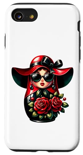 Russian Girl! Matrjoschka Russisch für Russen Matroschka Hülle für iPhone SE (2020) / 7 / 8 von Russische Sprache Matryoshka Russland Kostüm