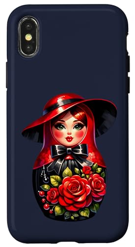Russian Girl! Matrjoschka Russisch für Russen Matroschka Hülle für iPhone X/XS Russian Girl! Matrjoschka Russisch für Russen Matroschka Hülle für iPhone X/XS von Russische Sprache Matryoshka Russland Kostüm