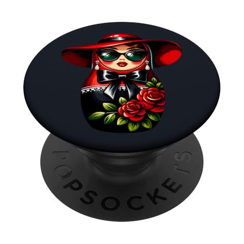 Russian Girl! Matrjoschka Russisch für Russen Matroschka PopSockets Klebender PopGrip Russian Girl! Matrjoschka Russisch für Russen Matroschka PopSockets Klebender PopGrip von Russische Sprache Matryoshka Russland Kostüm