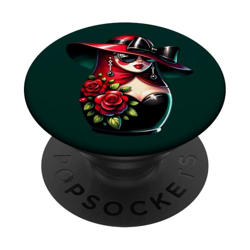 Russian Girl! Matrjoschka Russisch für Russen Matroschka PopSockets Klebender PopGrip Russian Girl! Matrjoschka Russisch für Russen Matroschka PopSockets Klebender PopGrip von Russische Sprache Matryoshka Russland Kostüm