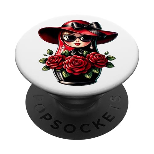 Russian Girl! Matrjoschka Russisch für Russen Matroschka PopSockets Klebender PopGrip Russian Girl! Matrjoschka Russisch für Russen Matroschka PopSockets Klebender PopGrip von Russische Sprache Matryoshka Russland Kostüm