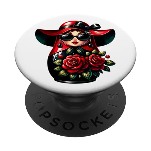Russian Girl! Matrjoschka Russisch für Russen Matroschka PopSockets Klebender PopGrip Russian Girl! Matrjoschka Russisch für Russen Matroschka PopSockets Klebender PopGrip von Russische Sprache Matryoshka Russland Kostüm