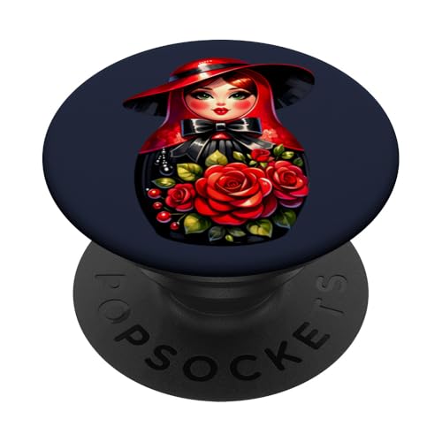 Russian Girl! Matrjoschka Russisch für Russen Matroschka PopSockets Klebender PopGrip Russian Girl! Matrjoschka Russisch für Russen Matroschka PopSockets Klebender PopGrip von Russische Sprache Matryoshka Russland Kostüm