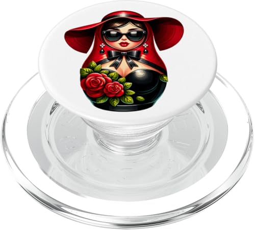 Russian Girl! Matrjoschka Russisch für Russen Matroschka PopSockets PopGrip für MagSafe Russian Girl! Matrjoschka Russisch für Russen Matroschka PopSockets PopGrip für MagSafe von Russische Sprache Matryoshka Russland Kostüm