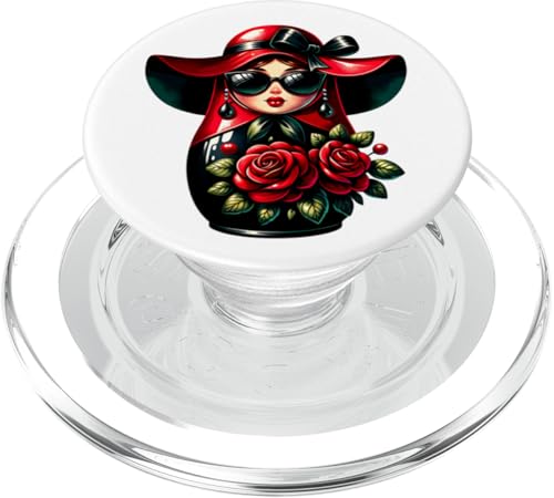 Russian Girl! Matrjoschka Russisch für Russen Matroschka PopSockets PopGrip für MagSafe Russian Girl! Matrjoschka Russisch für Russen Matroschka PopSockets PopGrip für MagSafe von Russische Sprache Matryoshka Russland Kostüm