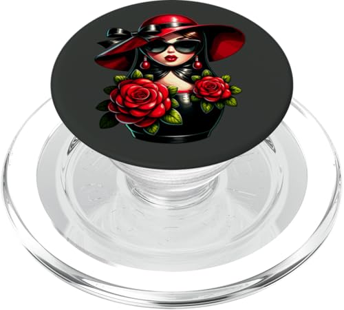 Russian Girl! Matrjoschka Russisch für Russen Matroschka PopSockets PopGrip für MagSafe Russian Girl! Matrjoschka Russisch für Russen Matroschka PopSockets PopGrip für MagSafe von Russische Sprache Matryoshka Russland Kostüm