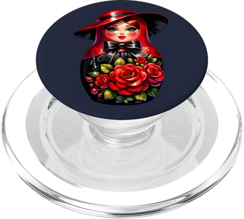 Russian Girl! Matrjoschka Russisch für Russen Matroschka PopSockets PopGrip für MagSafe Russian Girl! Matrjoschka Russisch für Russen Matroschka PopSockets PopGrip für MagSafe von Russische Sprache Matryoshka Russland Kostüm