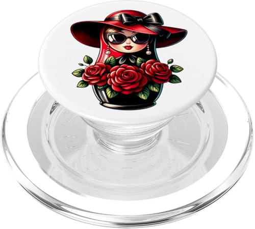 Russian Girl! Matrjoschka Russisch für Russen Matroschka PopSockets PopGrip für MagSafe Russian Girl! Matrjoschka Russisch für Russen Matroschka PopSockets PopGrip für MagSafe von Russische Sprache Matryoshka Russland Kostüm