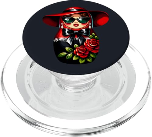Russian Girl! Matrjoschka Russisch für Russen Matroschka PopSockets PopGrip für MagSafe von Russische Sprache Matryoshka Russland Kostüm
