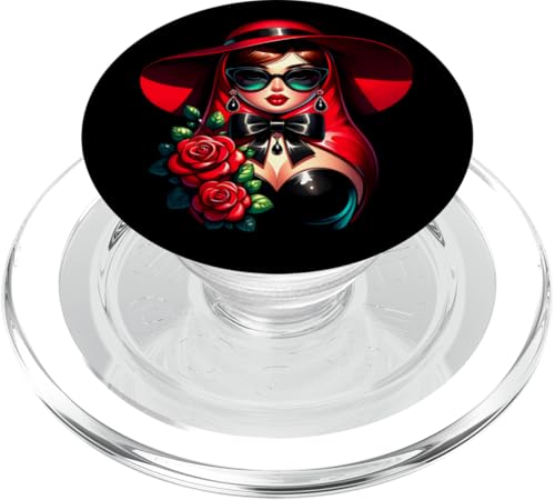 Russian Girl! Matrjoschka Russisch für Russen Matroschka PopSockets PopGrip für MagSafe Russian Girl! Matrjoschka Russisch für Russen Matroschka PopSockets PopGrip für MagSafe von Russische Sprache Matryoshka Russland Kostüm
