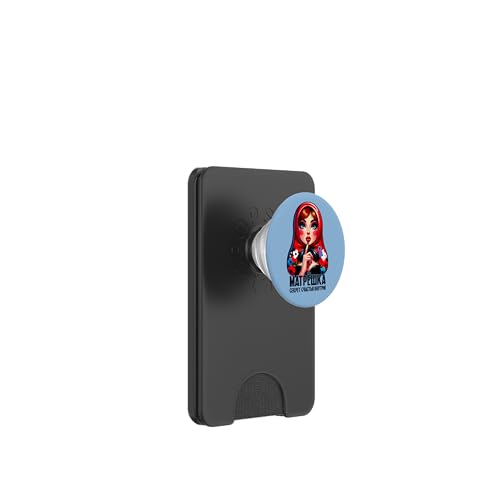 Russian Girl! Matrjoschka Russisch für Russen Matroschka PopSockets PopWallet für MagSafe Russian Girl! Matrjoschka Russisch für Russen Matroschka PopSockets PopWallet für MagSafe von Russische Sprache Matryoshka Russland Kostüm