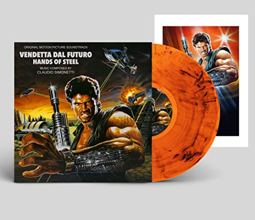 Hands Of Steel (Vendetta Dal Futuro) (Original Soundtrack) [Limited Clear Smoke Orange Colored Vinyl With Poster] [Vinyl LP] von Rustblade