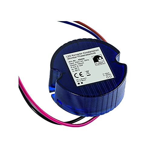 LED Konverter, 700mA, 6W-12W, 230V AC, dimmbar mit Phasenabschnitt, statisch LED Konverter, 700mA, 6W-12W, 230V AC, dimmbar mit Phasenabschnitt, statisch von Rutec