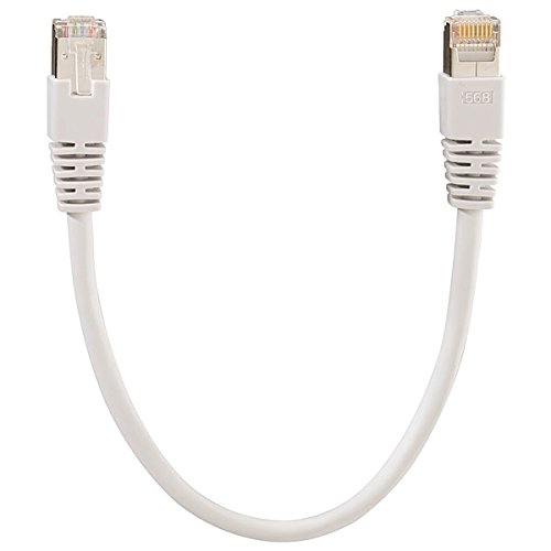 Rutenbeck 21500010 1 m Cat6 a S/FTP (STP) grau Netzwerk-Kabel – Netzwerk-Kabel (1 m, CAT6 A, S/FTP (STP), RJ-45, RJ-45, grau) von Rutenbeck