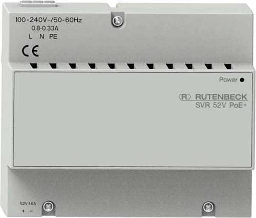 Rutenbeck SVR 52V PoE+ Hutschienen-Netzteil (DIN-Rail) 52 V/DC 80W Anzahl Ausgänge:3 x Inhalt 1St. von Rutenbeck